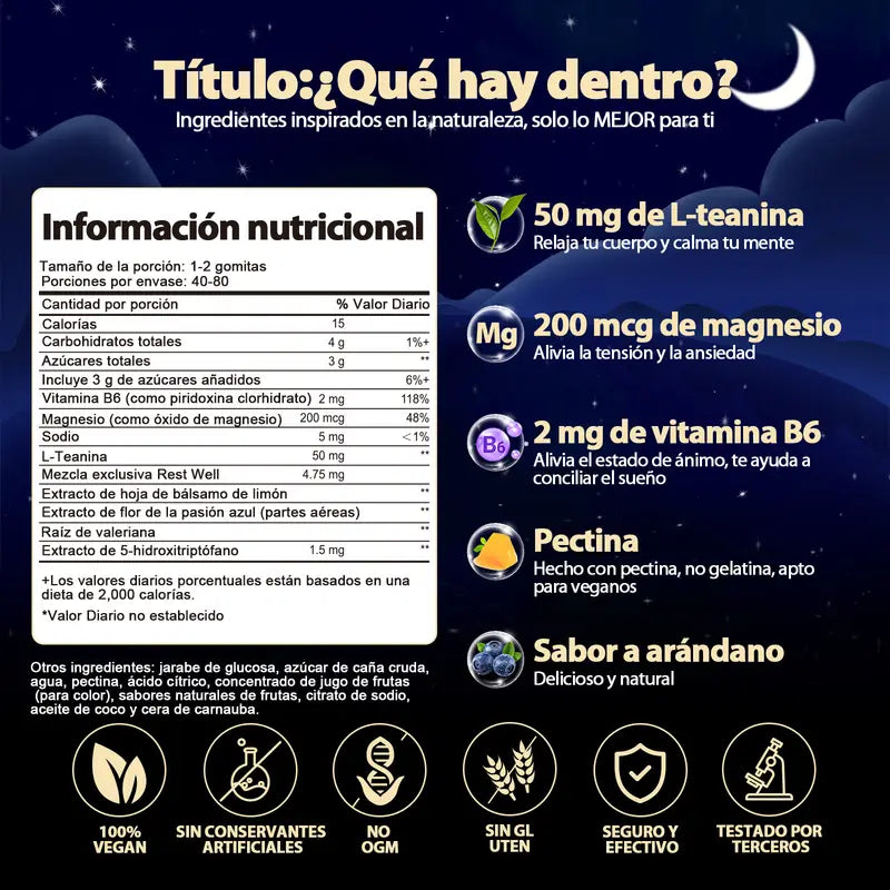 Gomitas para Dormir en 30 minutos